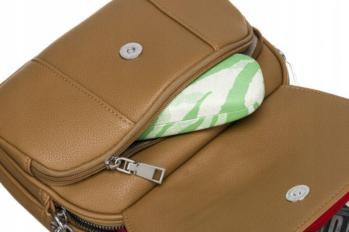 Geanta messenger de dama eleganta din piele ecologica - Rovicky PTR-R-074-02-0553 BEI [7]