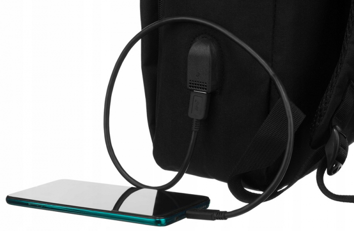 Rucsac pentru laptop urban, business cu port USB - Peterson PTR-PTN 32701-6571 BL [10]