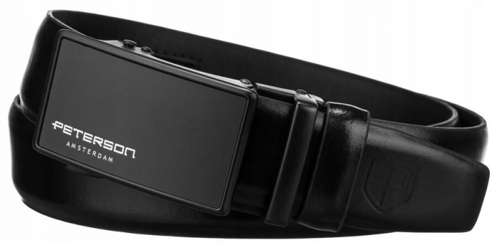 Curea barbati din piele naturala Peterson PTR-PTN A004 BL [2]