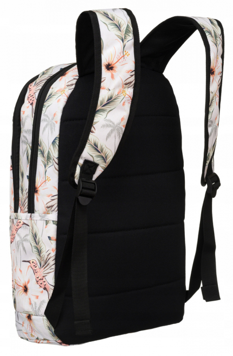 Rucsac clasic de damă din poliester cu model de plante - Rovicky PTR-R-PST-9305 06 [4]