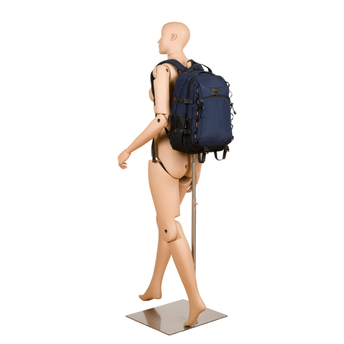 Rucsac de călătorie bleumarin din poliester cu compartiment pentru laptop - Peterson [31]