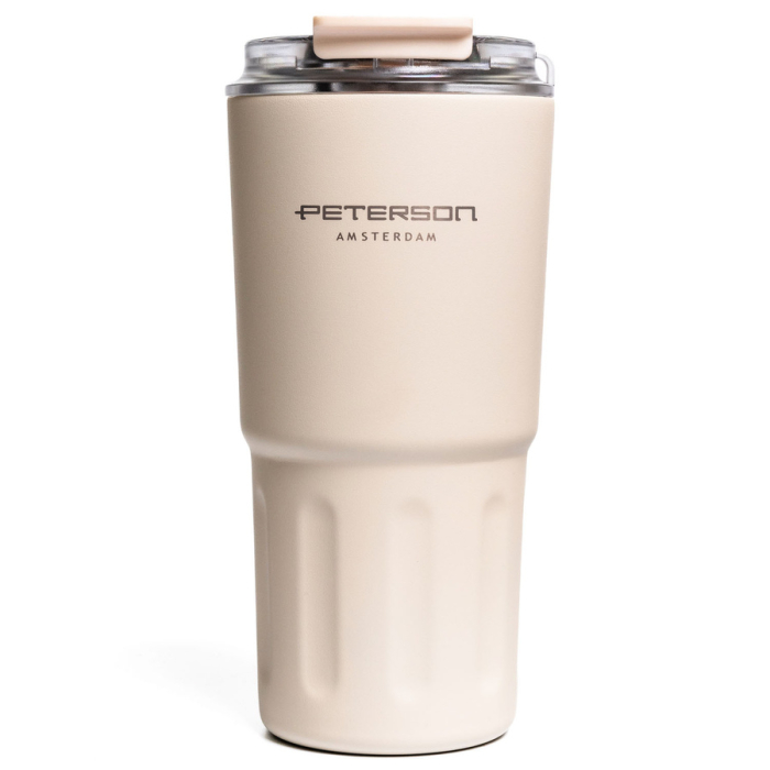 Cană termică bej din oțel inoxidabil - Peterson PTR-PTN KT-01-600 BEIGE [2]