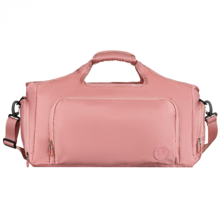 Geantă de voiaj sport din poliester roz cu închidere cu fermoar - Peterson PTR-PTN 24480 D.PINK-D.P [1]
