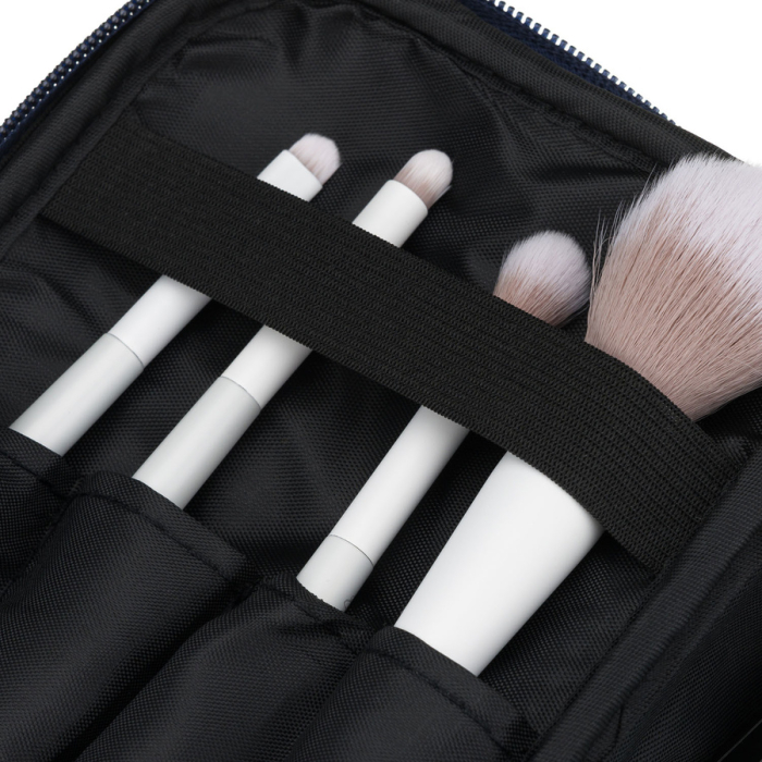 Geantă cosmetică din material sintetic bleumarin cu patru compartimente, compartiment unic - Peterson PTR-PTN KOS-DA-10P NAVY [8]