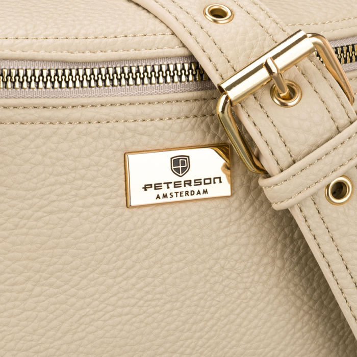 Geantă elegantă de damă din piele ecologică tip borseta - Peterson PTR-PTN MIS-06-2003 BEIG [5]