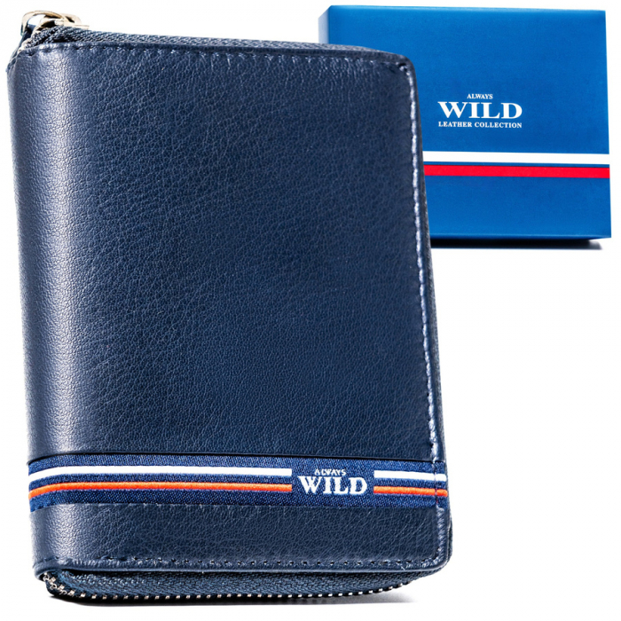 Portofel barbati din piele naturala Always Wild PTR-N4Z-GV-2763 NAV [11]