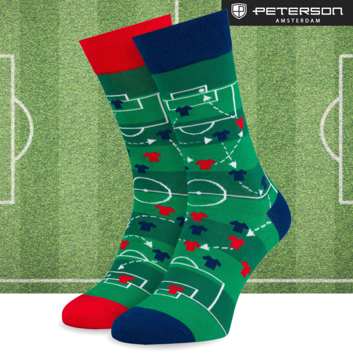 Set de șosete bărbătești cu motiv de fotbal, mărimile 38-44 - Peterson PTR-PTN SML-S3W-FB-38-44 [16]