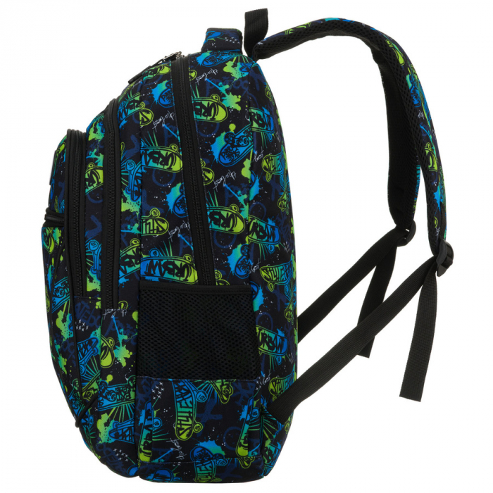 Rucsac școlar din poliester cu model de skateboard - Peterson PTR-PTN BIEDRONKA B25 [4]