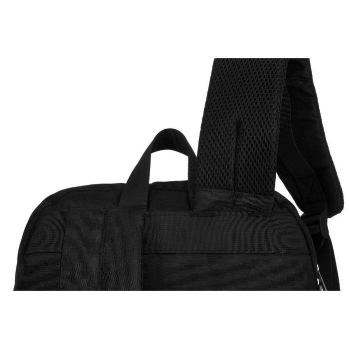 Rucsac urban, încăpător, din nailon negru, cu compartiment pentru laptop - Peterson PTR-PTN 24400-6904 BLACK [12]