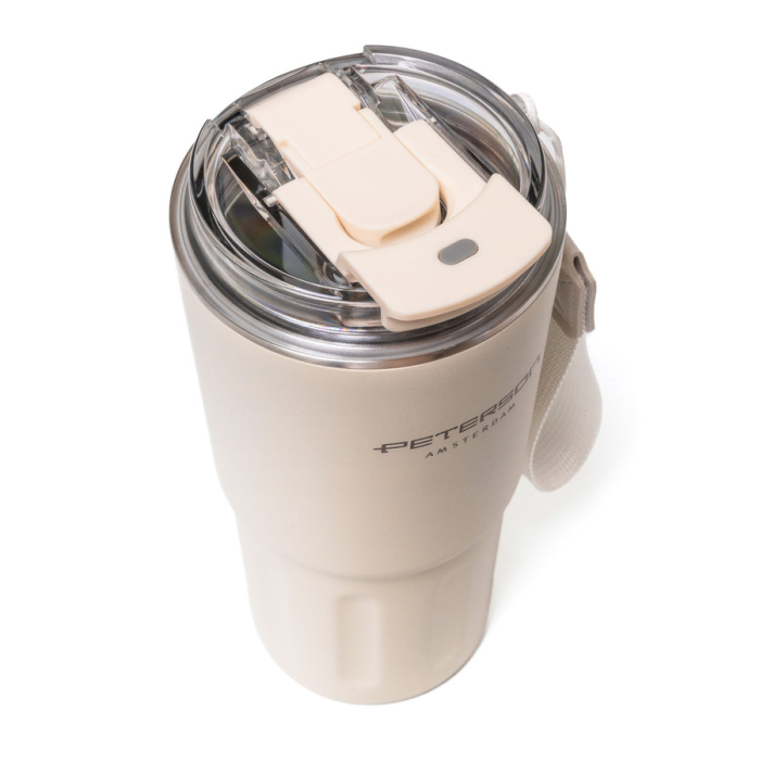 Cană termică bej din oțel inoxidabil - Peterson PTR-PTN KT-01-600 BEIGE [4]