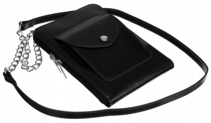 Mini geanta de dama din piele naturala PTR-4822-SB-4677 BL [7]