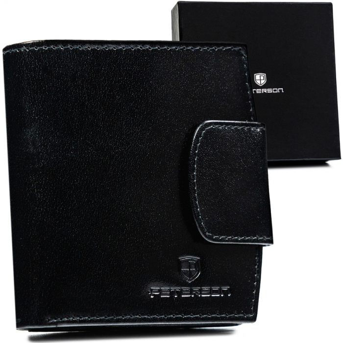Portofel dama din piele naturala Peterson PTR-PTN D314-BFA BL [1]