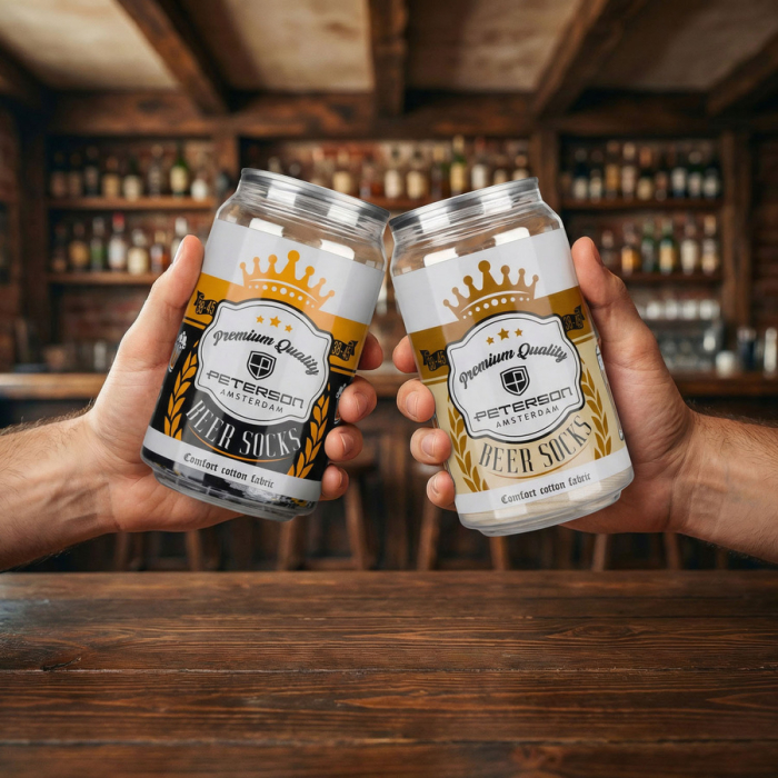 Set de șosete bărbătești cu diverse modele de bere, mărimi 38-45 - Peterson PTR-PTN SML-S3W-BE-38-44 [33]