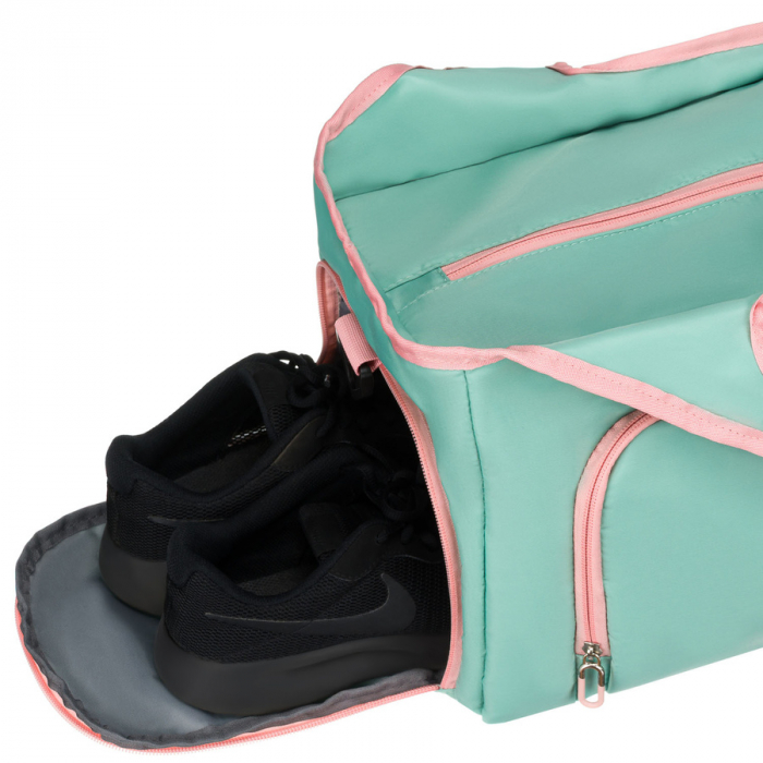 Geantă de weekend roz și mentă cu compartiment termic pentru încălțăminte - Peterson PTR-PTN 24480 MINT-PINK [6]
