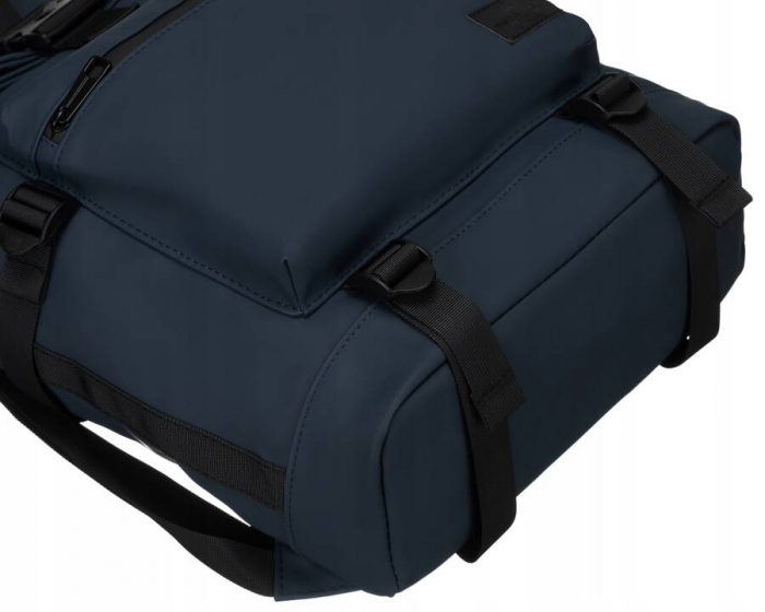 Rucsac urban, spațios, rulant, cu un buzunar exterior cu fermoar - Peterson PTR-PTN NAIROBI-9145 BLU [13]