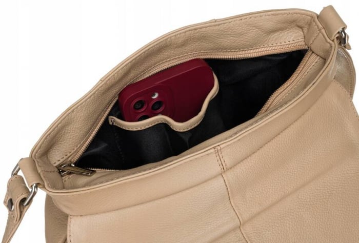 Geanta messenger de dama mica din piele naturala - Rovicky R-TSL-08-CPDM-9061 B [5]