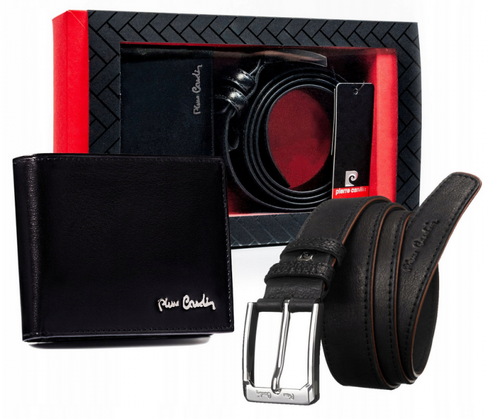 Set cadou barbati portofel si curea din piele naturala Pierre Cardin PTR-ZM-PC29 [13]