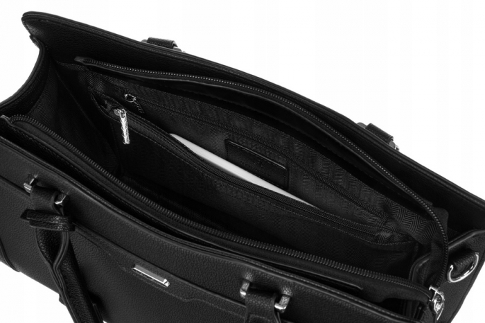 Geanta shopper de dama eleganta, incapatoare, din piele ecologica - Rovicky R-072-02-0317 BL [6]