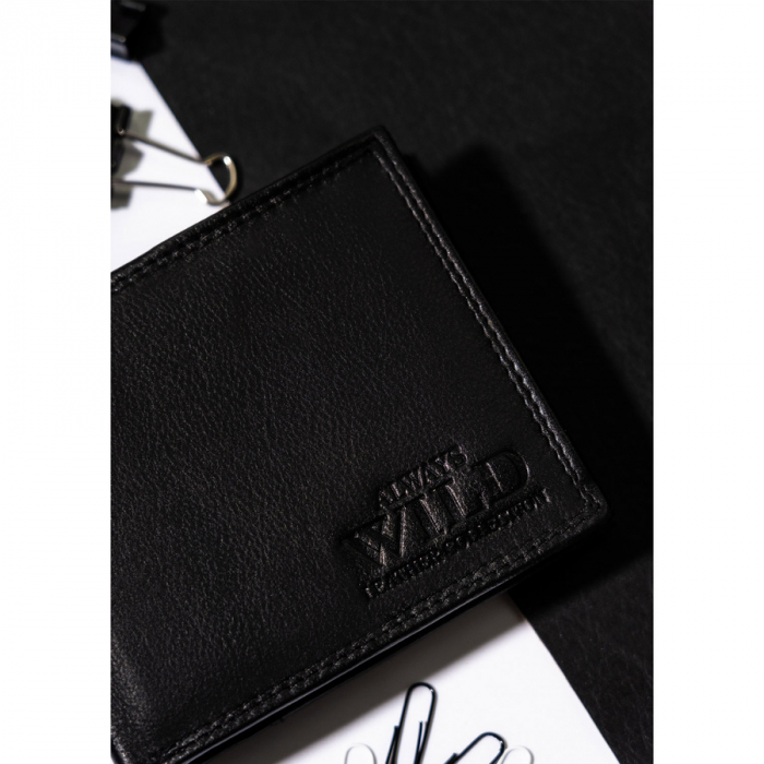 Portofel clasic bărbătesc pentru carduri și documente cu RFID - Always Wild N992-P-CCD-2-2719 BL [3]