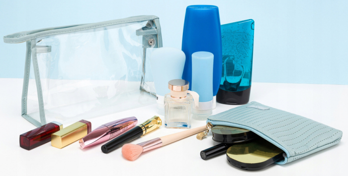 Geantă pentru cosmetice 2 în 1 impermeabilă - Rovicky PTR-KOS-2W1-01 BLU [6]
