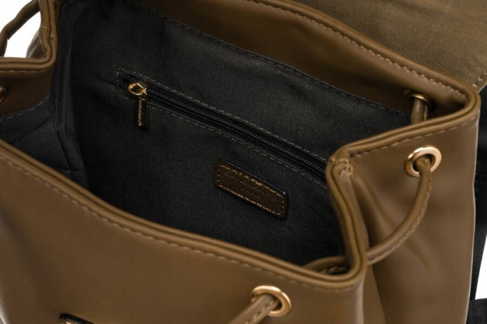 Rucsac urban de dama cu clips din piele ecologica - David Jones PTR-6865-3 KH [5]