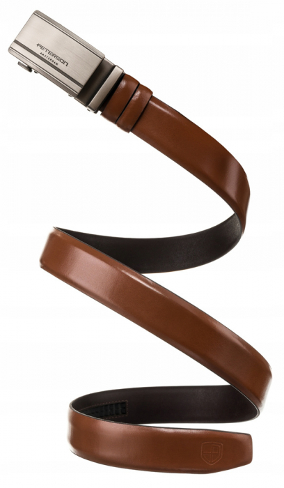 Curea pentru barbati din piele naturala Peterson PTR-PTN A006-85 BRO [5]
