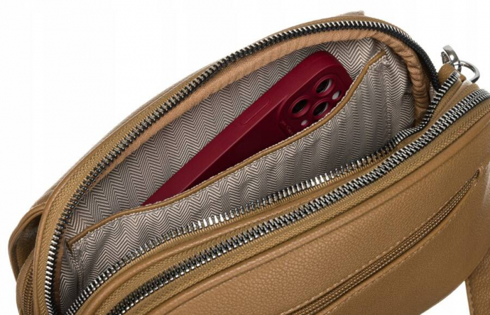 Geanta messenger de dama eleganta din piele ecologica - Rovicky PTR-R-074-02-0553 BEI [6]