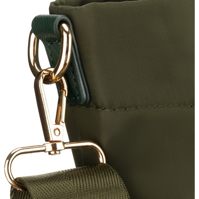 Geantă de damă verde din nylon, cu un singur compartiment, cu curea detașabilă și reglabilă - Peterson PTR-PTN JN-10-0122 GREEN [9]