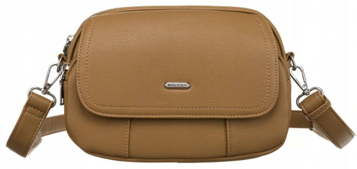 Geanta messenger de dama eleganta din piele ecologica - Rovicky PTR-R-074-02-0553 BEI [2]