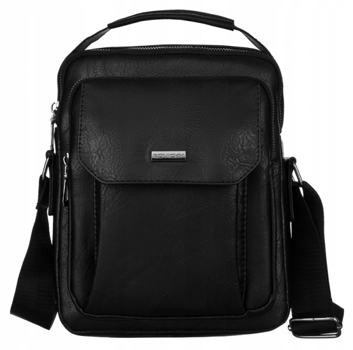 Geanta messenger barbati din piele ecologica - Rovicky PTR-R-3084-2-6724 BL [2]