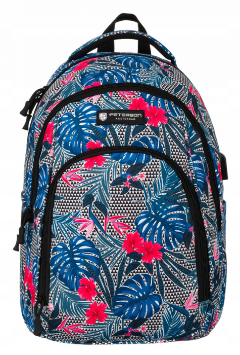 Rucsac pentru scoala confortabil, cu model, cu bretele reglabile - Peterson PTR-PTN 77711-6609 PRT-8 [2]