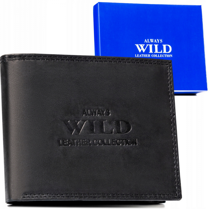 Portofel barbati din piele naturala Always Wild PTR-AW-N5-MAL-0226 BL [13]