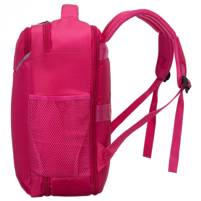 Rucsac de călătorie roz din poliester cu , curea pentru valiză - Peterson PTR-PTN BOCIAN-6439 PINK [8]