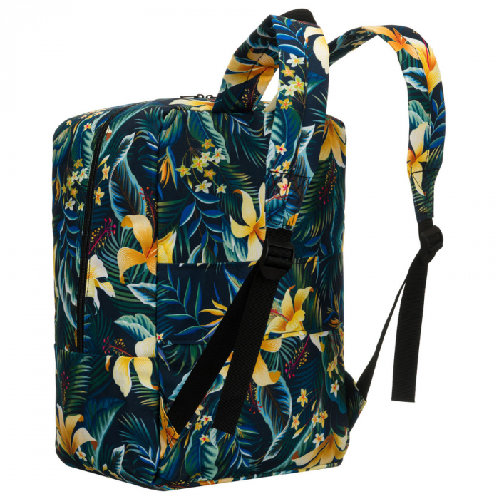 Rucsac de călătorie spațios cu model floral și fermoar - Rovicky PTR-R-PL-01-9005 09 [6]