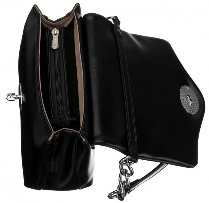 Geanta messenger de dama mica din piele ecologica - David Jones PTR-CM6439-5899 BL [7]