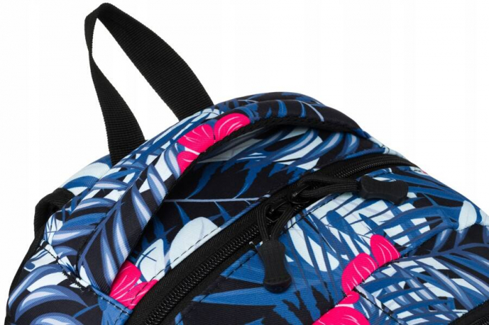 Rucsac pentru scoala din poliester cu model de plante cu un buzunar frontal mare - Peterson PTR-PTN 77711-6623 PRT-1 [7]