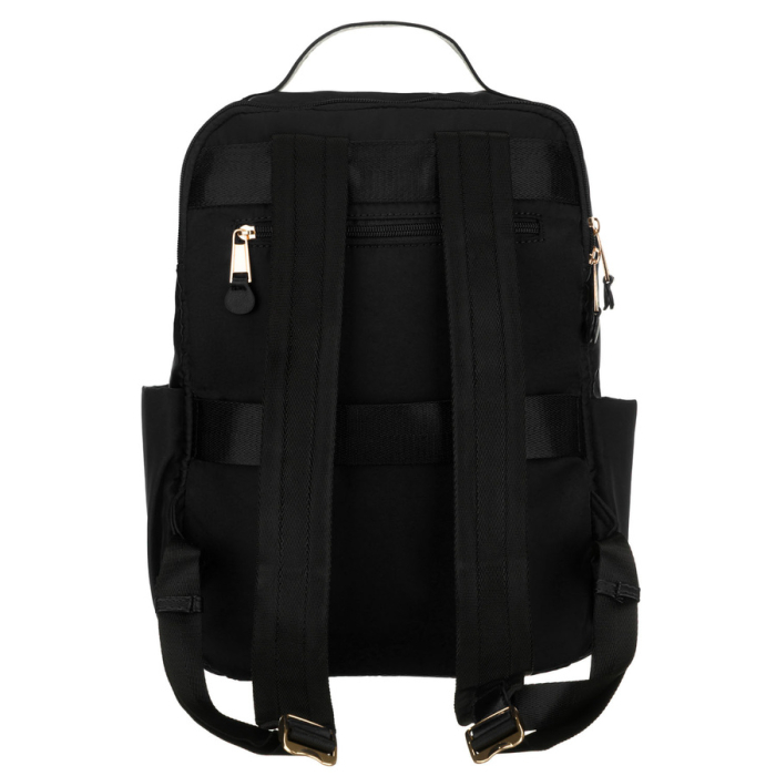 Rucsac negru din nailon pentru femei cu curea de bagaj - Peterson PTR-PTN JN-09-0047 BLACK [6]