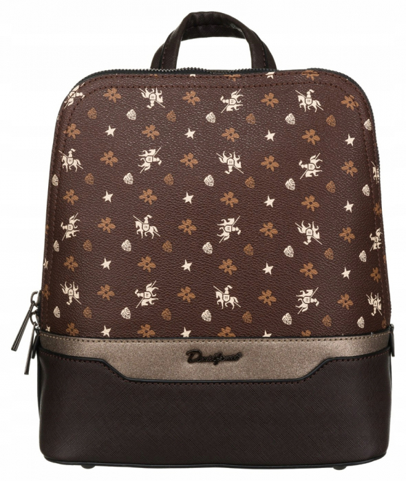 Rucsac elegant de dama din piele ecologica - David Jones PTR-6866-2 D.BRO [2]