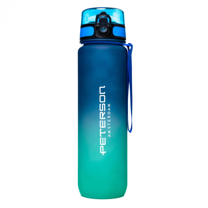Sticlă de apă tritan albastru-verde cu o capacitate de 1000 ml - Peterson PTR-PTN HY-003-1L-9539 N [3]