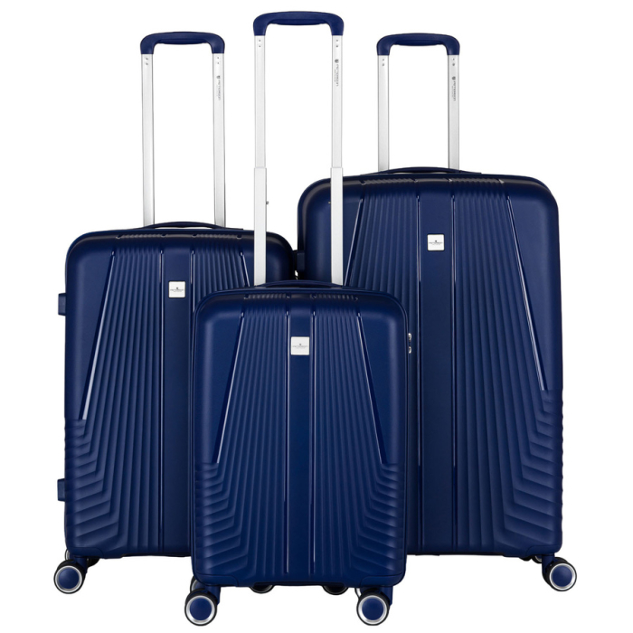 Set de valize de călătorie din plastic ABS bleumarin - Peterson PTR-PTN PP-09-SET3-1594 [1]
