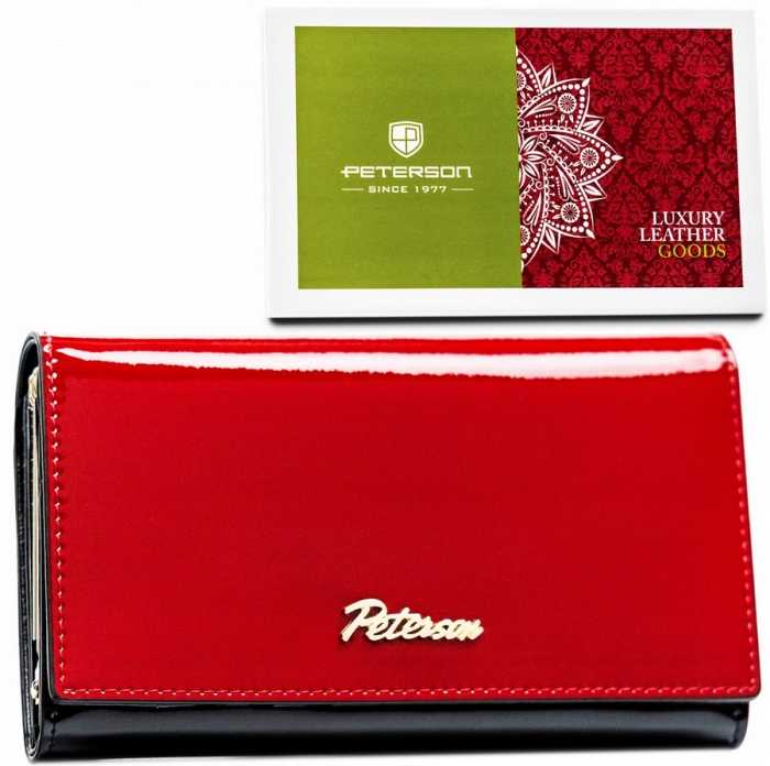 Portofel dama din piele naturala Peterson PTR-PTN 1N-466-6853 B [1]