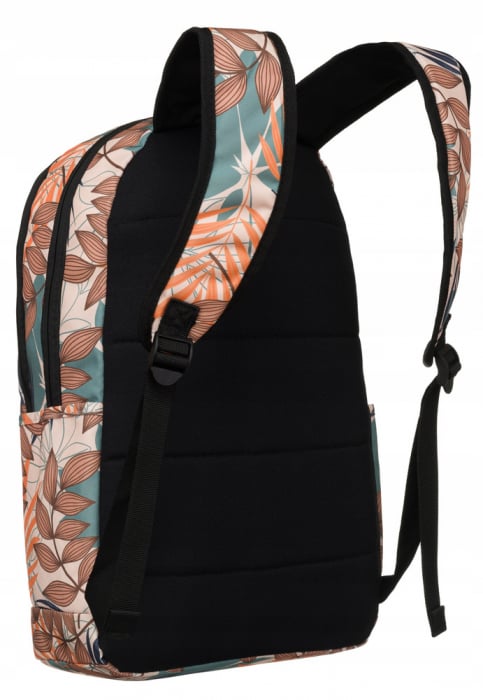Rucsac clasic de damă din poliester cu model de plante - Rovicky PTR-R-PST-9299 05 [4]