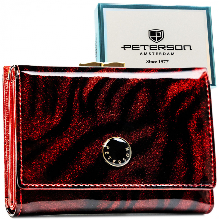 Portofel din piele pentru femei Peterson PTR-PTN PS15-09-TDS RED [1]