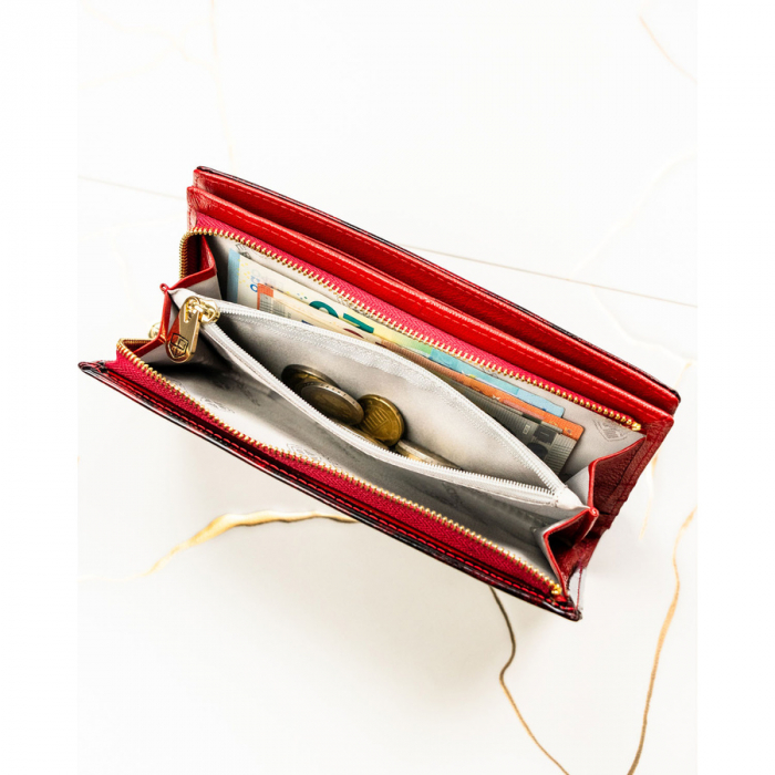 Portofel din piele pentru femei Peterson PTR-PTN PS1431-TDS RED [6]