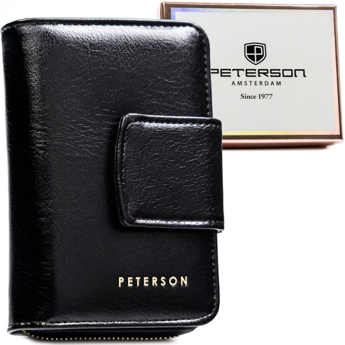 Portofel dama din piele Peterson PTR-PTN 009-HF-1510 BL [4]