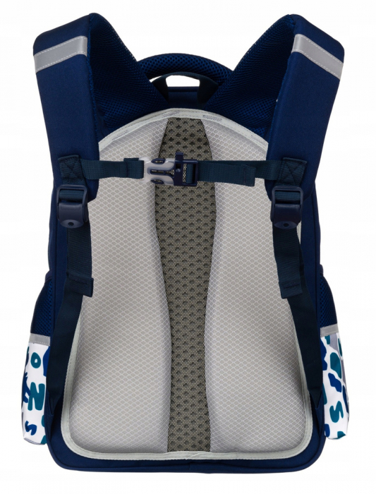 Rucsac de școală bleumarin cu spațiu pentru laptop - Peterson PTR-PTN PS2-6067 BLUE-GR [4]