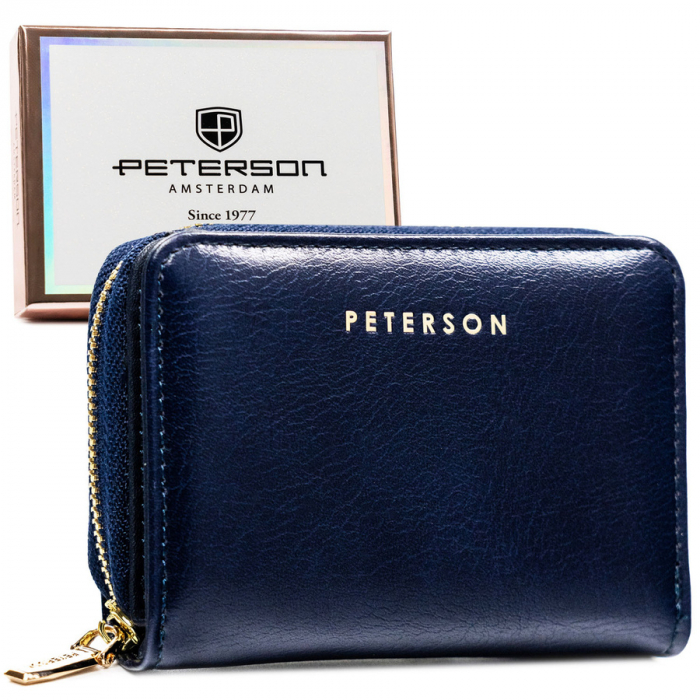 Portofel dama din piele Peterson PTR-PTN 010-HF-1572 NAVY [1]