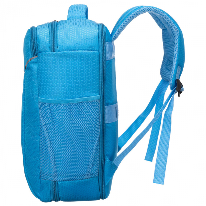Rucsac de călătorie albastru din poliester cu bretele de umăr respirabile - Peterson PTR-PTN BOCIAN-6446 BLUE [3]