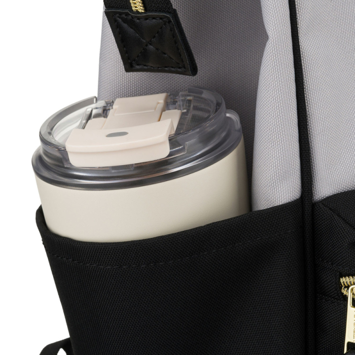 Rucsac de damă din poliester gri și negru, perfect pentru bagaj de mână - Peterson PTR-PTN ALFA BL-BL [15]