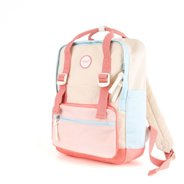 Rucsac urban multicolor pentru femei cu închidere cu fermoar - Himawari PTR-1088M-05 [2]